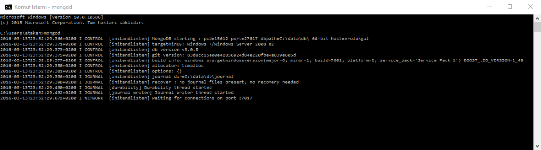 mongod